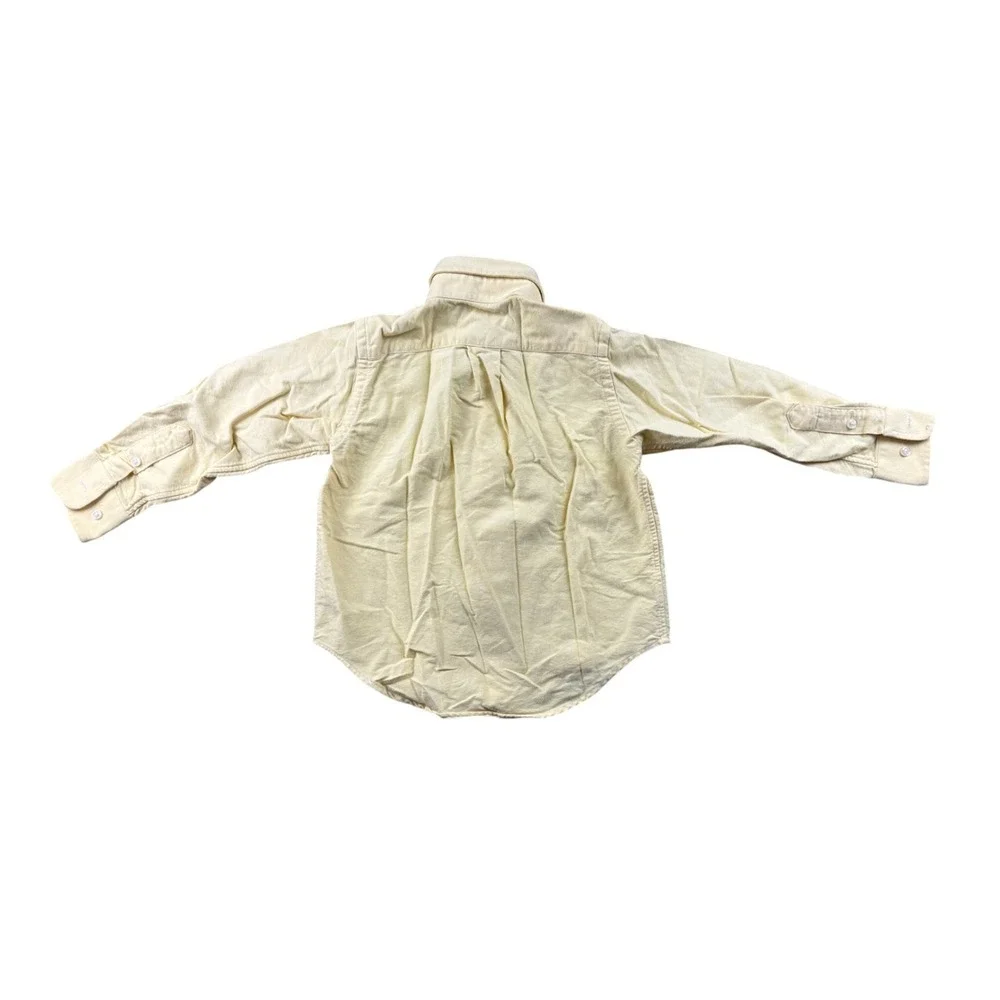 Ralph Lauren Oxford L/S Button-Down Shirt Kids 2/2T Yellow Cotton Special Event